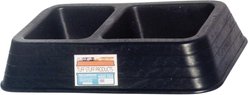 Tuff Stuff Products Small Animal Double Dish Farm Animal Feeder, 6-qt