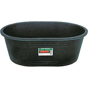 Tuff Stuff Products Super Duty Oval Tank Farm Animal Feeder, 15-gal