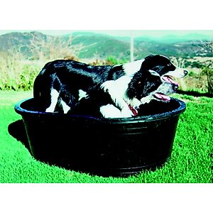 Tuff Stuff Products Super Duty Oval Tank Farm Animal Feeder, 15-gal
