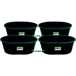 Tuff Stuff Products Super Duty Oval Tank Farm Animal Feeder, 40-gal