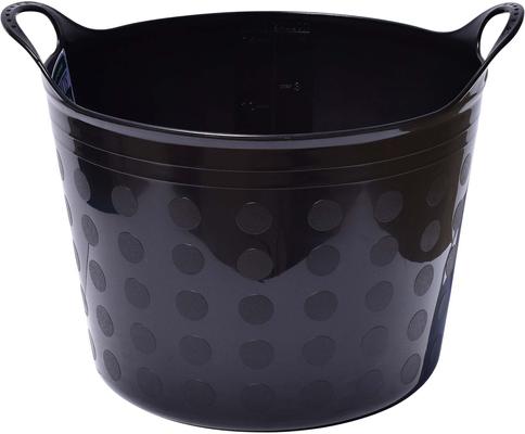 Show full view: Tuff Stuff Products Tuff Flex Tub Farm Animal Feeder, 16-gal, Black slide 1 of 10
