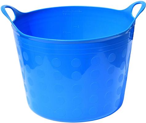 Show full view: Tuff Stuff Products Tuff Flex Tub Farm Animal Feeder, 16-gal, Sky Blue slide 1 of 10