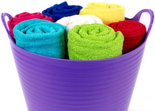 Show full view: Tuff Stuff Products Tuff Flex Tub Farm Animal Feeder, 16-gal, Sky Blue slide 5 of 10