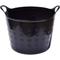 Show in main carousel: Tuff Stuff Products Tuff Flex Tub Farm Animal Feeder, 4.2-gal, Black slide 1 of 10