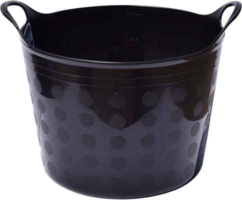 Show full view: Tuff Stuff Products Tuff Flex Tub Farm Animal Feeder, 4.2-gal, Black slide 1 of 10