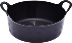Tuff Stuff Products Tuff Flex Tub Farm Animal Feeder, 5-qt, Black