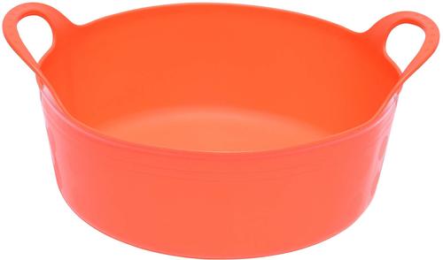 Show full view: Tuff Stuff Products Tuff Flex Tub Farm Animal Feeder, 5-qt, Orange slide 1 of 9