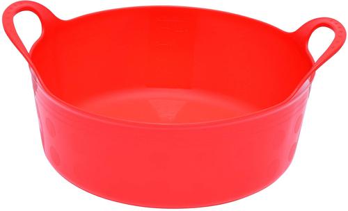 Show full view: Tuff Stuff Products Tuff Flex Tub Farm Animal Feeder, 5-qt, Red slide 1 of 9