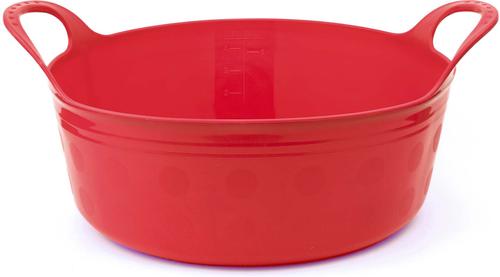 Show full view: Tuff Stuff Products Tuff Flex Tub Farm Animal Feeder, 5-qt, Red slide 2 of 9