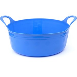Tuff Stuff Products Tuff Flex Tub Farm Animal Feeder, 5-qt, Sky Blue