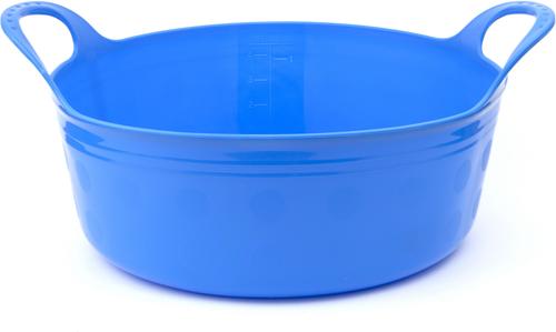 Show full view: Tuff Stuff Products Tuff Flex Tub Farm Animal Feeder, 5-qt, Sky Blue slide 1 of 8