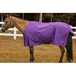 TuffRider 1200 D Comfy Winter Horse Blanket, Purple, 75-in