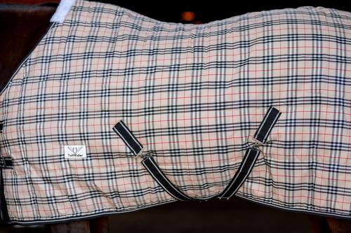 Show full view: TuffRider 1200D Comfy Standard Neck Medium Weight Horse Stable Blanket, Beige, 75-in slide 4 of 8