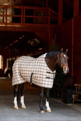 Show full view: TuffRider 1200D Comfy Standard Neck Medium Weight Horse Stable Blanket, Beige, 78-in slide 6 of 8