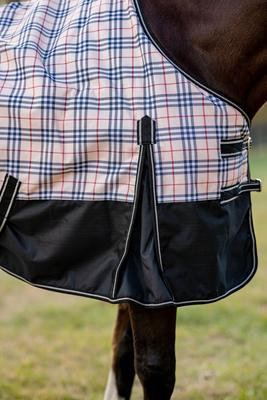 Show full view: TuffRider 1200D Turnout Comfy Standard Neck Medium Weight Horse Blanket, Beige, 72-in slide 2 of 7