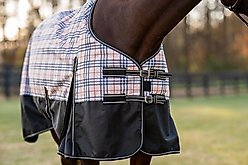 TuffRider 1200D Turnout Comfy Standard Neck Medium Weight Horse Blanket, Beige, 75-in slide 2 of 7
