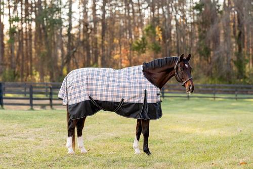 Show full view: TuffRider 1200D Turnout Comfy Standard Neck Medium Weight Horse Blanket, Beige, 81-in slide 3 of 7