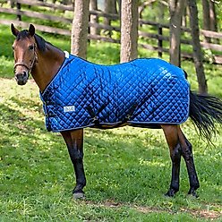 TuffRider 420D Kozy Komfort Two Stable Horse Blanket, Royal, 78-in