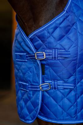 Show full view: TuffRider 420D Kozy Komfort Two Stable Horse Blanket, Royal, 81-in slide 7 of 7