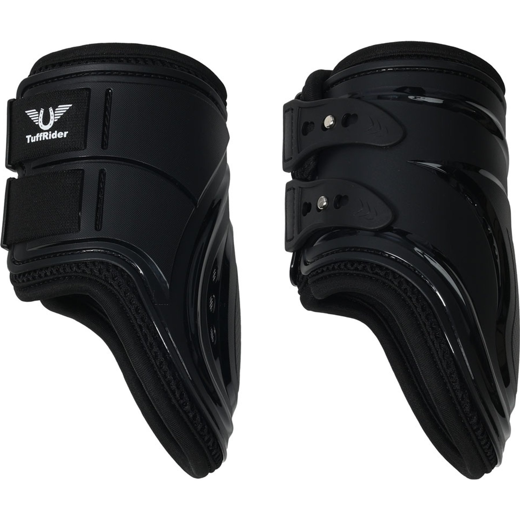 TuffRider Airflow Iron Man Fetlock Horse Boots, Black, Full