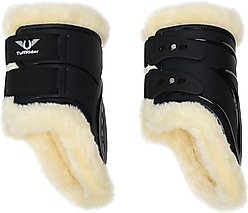 TuffRider Airflow Iron Man Sherpa Fleece Fetlock Horse Boots, Black, Cob