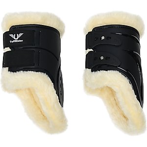 TuffRider Airflow Iron Man Sherpa Fleece Fetlock Horse Boots, Black, Full
