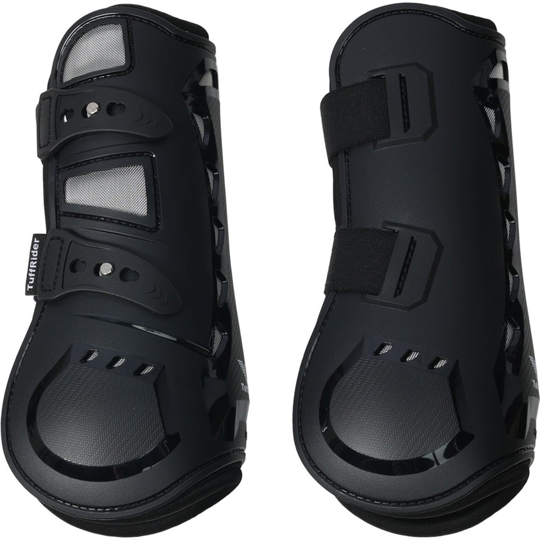 TuffRider Airflow Iron Man Tendon Horse Boots, Black, Cob