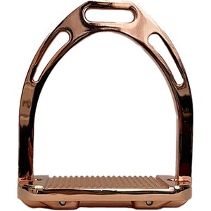 TuffRider Aluminum Horse Stirrups, 4.5-in, Rose Gold