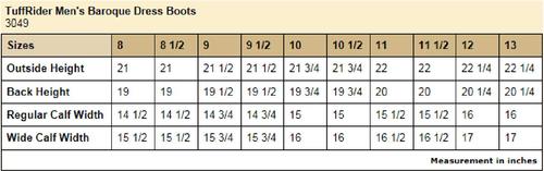 Show full view: TuffRider Baroque Men's Dress Boots, 8, Regular slide 2 of 2