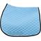 Show in main carousel: TuffRider Basic All-Purpose Horse Saddle Pad with Trim & Piping, Light Blue/Navy/White slide 1 of 2
