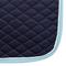 Show in main carousel: TuffRider Basic All-Purpose Horse Saddle Pad with Trim & Piping, Navy/Light Blue/ White slide 4 of 5