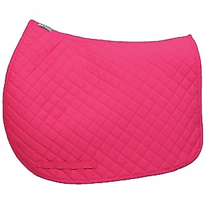 TuffRider Basic All Purpose Saddle Pad, Neon Pink