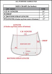 TuffRider Basic All Purpose Saddle Pad, Pink slide 2 of 2