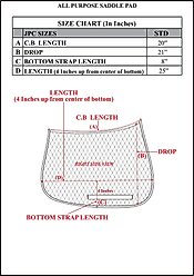 TuffRider Basic All Purpose Saddle Pad, White slide 2 of 2