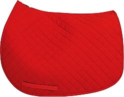 TuffRider Basic Pony Horse Saddle Pad, Red