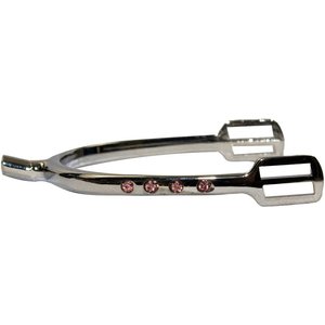 TuffRider Bling Horse Spurs, Silver, 15-in