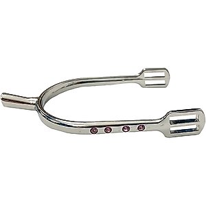 TuffRider Bling Horse Spurs, Silver, 20-in