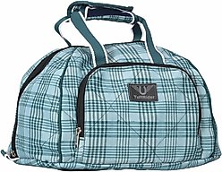 TuffRider Bonum Equestrian Horse Helmet Bag, Teal Plaid