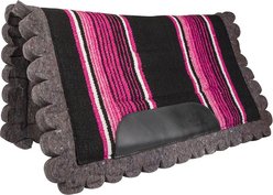 TuffRider Cheyenne Acrylic Felt Western Horse Saddle Pad, Pink