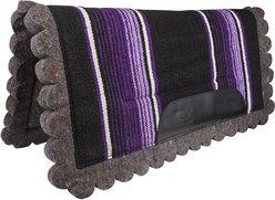 TuffRider Cheyenne Acrylic Felt Western Horse Saddle Pad, Purple