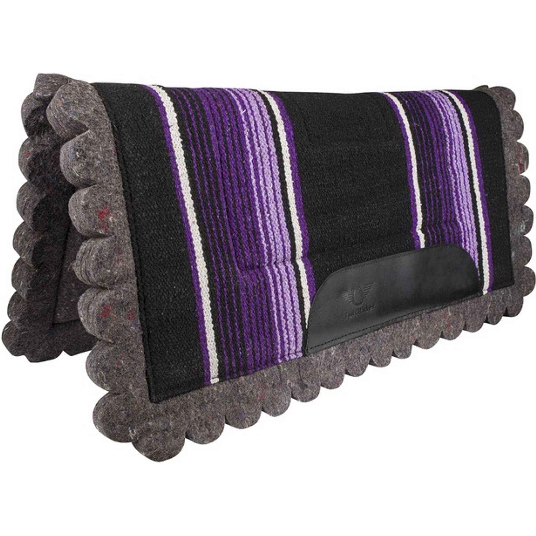 TuffRider Cheyenne Acrylic Felt Western Horse Saddle Pad, Purple