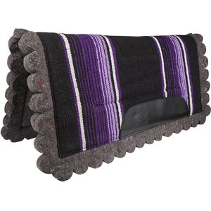TuffRider Cheyenne Acrylic Felt Western Horse Saddle Pad, Purple