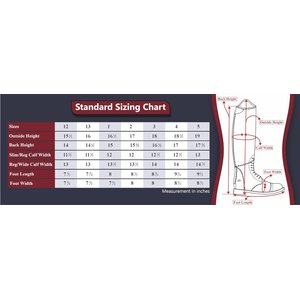 TuffRider Children's Starter Back Zip Field Boots, 5, Regular Wide