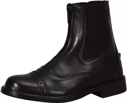 Show full view: TuffRider Children's Starter Front Zip Paddock Boots, Black, 13 slide 5 of 6