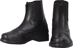 TuffRider Children's Starter Front Zip Paddock Boots, Black, 2