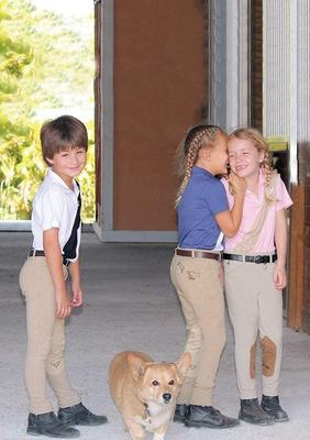 Show full view: TuffRider Children's Starter Front Zip Paddock Boots, Black, 4 slide 4 of 6