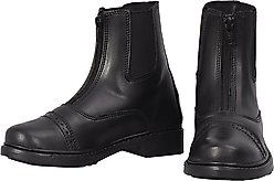 TuffRider Children's Starter Front Zip Paddock Boots, Black, 5