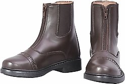 TuffRider Children's Starter Front Zip Paddock Boots, Mocha, 1 slide 1 of 5