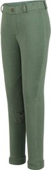 TuffRider Children's Starter Lowrise Pull-On Jods, Duck Green, 14