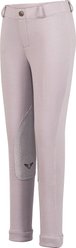 TuffRider Children's Starter Lowrise Pull-On Jods, Lilac Gray, 12